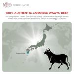 Nordic Catch Grade A5 Japanese Wagyu Steak Without Bone, Always Fresh Thick Cut, Skin-Packed 100% Authentic A5 Wagyu Steak from Kagoshima Reserve - Great Gift