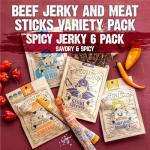 Righteous Felon Gourmet Beef Jerky Variety Pack