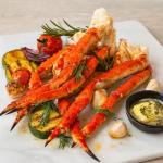 OCEANZEN: Wild Caught Southern King Crab Legs - 2lbs (Medium Size) - Flash Frozen for Premium Freshness