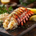 OCEANZEN Maine Lobster Tails 6–7 oz Each, Premium Grade A, Flash-Frozen for Freshness – Overnight Shipping (Mon-Thu) Available (8 Tails)