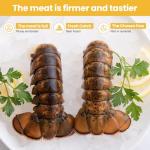 OCEANZEN Maine Lobster Tails 6–7 oz Each, Premium Grade A, Flash-Frozen for Freshness – Overnight Shipping (Mon-Thu) Available (8 Tails)