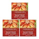 GEOMAR Patagonian Wild-Caught Snow Crab Meat | Tender Lump Crab Meat | Good Source of Protein, Keto-Friendly | 6 oz Can, Pack of 3