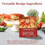 GEOMAR Patagonian Wild-Caught Snow Crab Meat | Tender Lump Crab Meat | Good Source of Protein, Keto-Friendly | 6 oz Can, Pack of 3