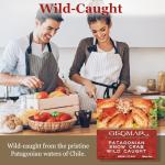GEOMAR Patagonian Wild-Caught Snow Crab Meat | Tender Lump Crab Meat | Good Source of Protein, Keto-Friendly | 6 oz Can, Pack of 3