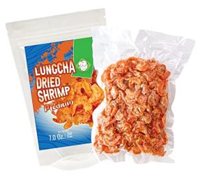 Dried Shrimps of “M” size for Thai Recipes and Asian Cuisine, Seafood Flavor with No Shell and Headless As a Snack with a unique umami taste 7Oz (200 grams).