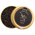 Beluga Black Caviar 1.76 Oz / 50 g - Sturgeon Сaviar with Balanсed Flavor - Gourmet Fish Roe, Сaviar Food