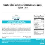 Rastelli's Jumbo Lump Crab Cakes (12 ct) 5 oz Portions, 3.75 lbs. Total