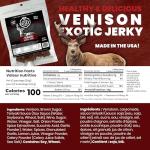 VENISON JERKY – 100% Venison Meat - Exotic Wild Game Snack