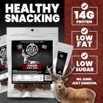 VENISON JERKY – 100% Venison Meat - Exotic Wild Game Snack