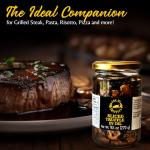 Luca’s Truffles 100% Italian Black Summer Truffle Carpaccio (270g) – Fresh Black Truffle Seasoning Slices Preserved in Extra Virgin Olive Oil & Salt – Gourmet Truffles for Meat, Fish, Pasta, or Salad Toppings