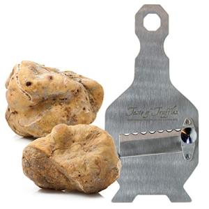 Fresh White Truffles (Tuber Magnatum Pico) 0.50 oz (Half Ounce/14 gr) with TASTE OF TRUFFLES Truffle Shaver