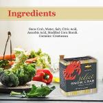 Cole’s Patagonian Wild-Caught Snow Crab Meat | Tender Lump Crab Meat | Good Source of Protein, Keto-Friendly | 5.3 oz Can, 3 pack