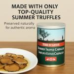Terre di Tartufo Summer Truffle Carpaccio - Thinly Sliced Italian Black Summer Truffle Slices in Oil - Perfect Year-Round Alternative to Fresh Truffles - Ready to Use Gourmet Truffle Garnish - 12.3oz (350g)
