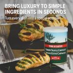 Terre di Tartufo Summer Truffle Carpaccio - Thinly Sliced Italian Black Summer Truffle Slices in Oil - Perfect Year-Round Alternative to Fresh Truffles - Ready to Use Gourmet Truffle Garnish - 12.3oz (350g)