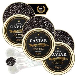 Bester Premium Russian Osetra Caviar Trio Pack