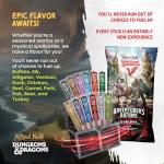 Mythical Meats Dungeons & Dragons Blade Bite (Fighter) - 12 Jerky Sticks - Jalapeno Elk with Beef Stick, Gluten Free, MSG Free