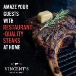 Vincent's Meat Market - Prime Tomahawk Steak Package, Juicy Ribeye Beef with Bone-In, Gourmet, Hand Cut and Trimmed, Restaurant Quality, Perfect for Grilling, Roasting, Premium Value, Rich Flavor, Butcher's Selection - 32 oz