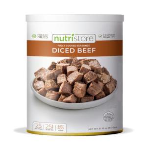 Freeze-Dried Beef Dices for Camping & Meal Prep