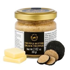 Luca's Truffles BlackTruffle Butter 2.82 oz – Original Italian Truffle Butter from Fresh BlackTruffles, Non-GMO, Grass-Fed, Gluten-Free – Imported from Family-Owned Farms in Italy