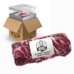 Grumpy Butcher Wagyu Beef Skirt Steak, 4 Pack (1.5 lb Each) – Premium Outside Skirt Steak – Carne Asada Thin Beef Steaks Meat for Grilling & High-Heat Cooking