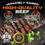 Grumpy Butcher Wagyu Beef Skirt Steak, 4 Pack (1.5 lb Each) – Premium Outside Skirt Steak – Carne Asada Thin Beef Steaks Meat for Grilling & High-Heat Cooking