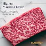 Japanese Beef Wagyu Ribeye A5 Steak 1lbs (450g) & Royal Osetra Caviar Combo (1.75oz)