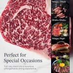 Japanese Beef Wagyu Ribeye A5 Steak 1lbs (450g) & Royal Osetra Caviar Combo (1.75oz)