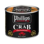 Phillips Claw Crab Meat 16oz Can, 6 Pack – Wild Caught Canned Claw Crabmeat, Hand-Picked, Fully Cooked, Pasteurized Blue Swimmer Crab for Soups, Dips, Casseroles