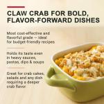 Phillips Claw Crab Meat 16oz Can, 6 Pack – Wild Caught Canned Claw Crabmeat, Hand-Picked, Fully Cooked, Pasteurized Blue Swimmer Crab for Soups, Dips, Casseroles