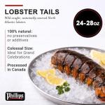 Fresh Wild Caught North Atlantic Lobster Tails 10Lb, 100% Natural, Extra Large, 24-28 Oz Each, Restaurant Quality, Fresh Frozen Lobster Meat, Seafood for Grilling, Boiling, Baking or Broiling
