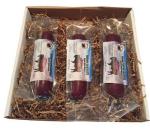 Wisconsin Made/Navarino Valley Elk & Bison Ranch Bison Sausage Gift Box, 3 Original Flavor