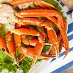 Today Gourmet Foods - Snow Crab Legs- 5oz-8oz Clusters (5lbs)
