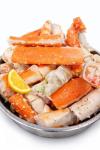 Alaskan Red King Crab Broken Pieces (Knuckles, Claws & Legs) | Wild-Caught, Fully Cooked & Frozen | Premium Crab Meat | 2LB