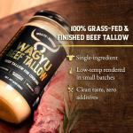 Wagyu Beef Tallow for Cooking (14 oz - Pack of 2)— US-Made, 100% Pure Wagyu Tallow, Rich Umami Flavor — Premium Beef Tallow for Frying, Searing, Baking (S.P ~400°F) — Keto, Paleo, Carnivore Friendly