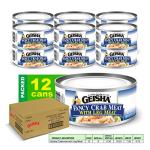 GEISHA Fancy Crab Meat with Leg Meat 6OZ. (Pack of 12), Swimming Crab| Hand Packed － Good Source of Protein － Wild Caught －15% of Leg Meat