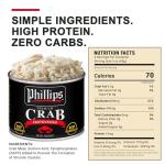 Phillips Special Crab Meat 16oz Cans, 4 Pack – Pasteurized Wild Caught Crabmeat, Blue Swimmer, Fully Cooked Canned Meat for Crab Cake, Salads & Seafood Dishes