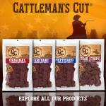 Cattleman’s Cut Premium American Wagyu Beef Jerky – Original Flavor, High Protein Snack Made from All American Wagyu Steak, Gluten Free, No Artificial Ingredients, 2 Ounce (Pack of 8)