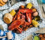 OCEANZEN: Fully Cooked Whole Lobster 1–1.25 lb Each – Premium North Atlantic Lobster, Hand-Selected & Flash-Frozen for Freshness(Pack of 2 ）