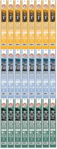 PEARSON RANCH Exotic Meat Stick - Elk, Venison, & Bison Wild Game Jerky Sticks, Pack of 24, 8 of Each Protein