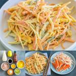 OCEANZEN Kanikama Imitation Crab Sticks – Premium Surimi Seafood, Japanese Style – Frozen 1.1lb × 3 Pack – Perfect for Sushi Rolls, Salads & Seafood Recipes