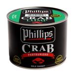 Phillips Lump Crab Meat 16oz Can, 4 Pack – Canned Wild Caught Lump Crabmeat, Pasteurized Blue Swimmer Crab for Cooking, Recipes, Appetizers, Salads, Stuffed Dishes