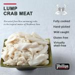 Phillips Lump Crab Meat 16oz Can, 4 Pack – Canned Wild Caught Lump Crabmeat, Pasteurized Blue Swimmer Crab for Cooking, Recipes, Appetizers, Salads, Stuffed Dishes