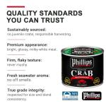 Phillips Lump Crab Meat 16oz Can, 4 Pack – Canned Wild Caught Lump Crabmeat, Pasteurized Blue Swimmer Crab for Cooking, Recipes, Appetizers, Salads, Stuffed Dishes