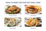 Soft Shell Crabs - shipping 2 day air - [2 Pounds] (HOTEL (18 Pcs))