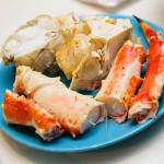 Today Gourmet Foods of NC - Giant Alaskan Red King Crab Broken Pieces (Knuckles, Claws, Legs) - 2 Pounds (1-2lb. Package)