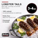 Frozen Wild Caught North Atlantic Lobster Tails - 10Lb Box, 3-4 Oz Each, 100% Natural, Restaurant Quality, Frozen Lobster Tails, Sustainably Harvested Seafood for Grilling, Boiling, Baking or Broiling