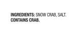 Wild Caught Snow Crab Legs and Claws, Frozen, Can be served as an impressive appetizer or made into an upscale crab cake, 20g protein per serving, 2 POUND