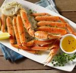 Wild Caught Snow Crab Legs and Claws, Frozen, Can be served as an impressive appetizer or made into an upscale crab cake, 20g protein per serving, 2 POUND