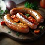 Grumpy Butcher Thick Juicy Variety Meat Grill Set – 2 Sirloin Steaks (6 oz), 2 Jumbo Wagyu Burger Patties (8 oz), 4 Big Wagyu Beef Hot Dogs (3 oz) – Steak Meat Gift Basket Assortment