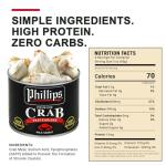 Phillips Colossal Lump Crab Meat 16oz Can – 4 Pack – Wild Caught Canned Lump Crabmeat, Pasteurized, Hand-Picked Shell-Free Blue Swimming Crabs, Large Lumps for Premium Dishes & Cocktails